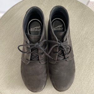 Dansko gray booties